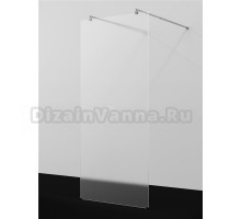 Душевая перегородка Wasserkraft Vechte 60W 60W40-MG 120 см, стабилизатор хром, стекло матовое