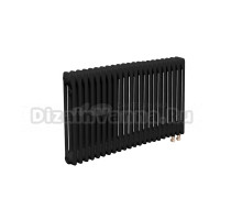 Радиатор стальной трубчатый Теплофорт 200145 3 трубы, 22 секции, нижнее правое подключение, RAL 9005