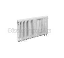 Радиатор стальной трубчатый Теплофорт 200139 3 трубы, 24 секции, нижнее правое подключение, RAL 9016 Gloss