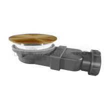 Сифон для поддона GuteWetter 00.802BR 90 мм, бронза