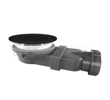 Сифон для поддона GuteWetter 00.802BLM 90 мм, черный