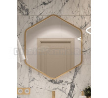 Зеркало Sanvit Люксор 80 матовое золото