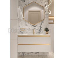 Мебель для ванной комнаты Sanvit Люксор 2-90 подвесная, глянцевая белая