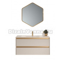 Мебель для ванной комнаты Sanvit Люксор 2-120 подвесная, глянцевая белая