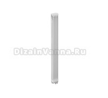 Радиатор стальной трубчатый Теплофорт 200158 вертикальный, 3 трубы, 4 секции, дизайнерский, нижнее правое подключение, RAL 9016 Gloss