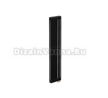 Радиатор стальной трубчатый Теплофорт 200165 вертикальный, 3 трубы, 8 секций, дизайнерский, нижнее правое подключение, RAL 9005