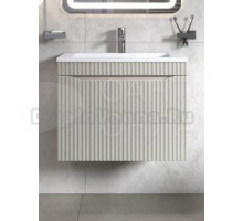 Тумба с раковиной Velvex Alba 70 тирамису