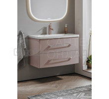 Тумба с раковиной Aqwella 5 stars Neringa 80 подвесная, пепельная роза