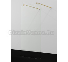 Душевая перегородка Wasserkraft Vechte 60W 60W39PG 90 см, стабилизатор глянцевое золото, стекло прозрачное
