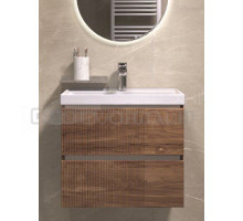 Тумба с раковиной Velvex Mondi 60 акация темная