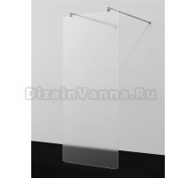 Душевая перегородка Wasserkraft Vechte 60W 60W46BN-MG 110 см, стабилизатор никель, стекло матовое