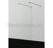 Душевая перегородка Wasserkraft Vechte 60W 60W40GR 120 см, стабилизатор графит, стекло прозрачное