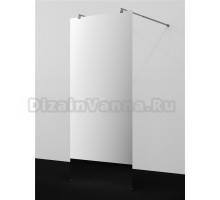 Душевая перегородка Wasserkraft Vechte 60W 60W46GR-MR 110 см, стабилизатор графит, стекло зеркальное