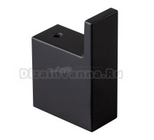 Крючок Splendy Inspiration R IS401120VBM матовый черный, на шурупах