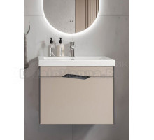 Тумба с раковиной Velvex Krona 60 серый камень