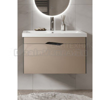 Тумба с раковиной Velvex Krona 80 серый камень