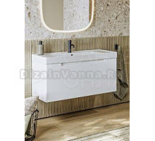 Тумба под раковину без столешницы Aqwella Vancouver 100 подвесная, белая