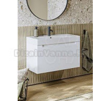 Тумба под раковину без столешницы Aqwella Vancouver 80 подвесная, белая