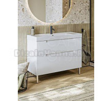 Тумба под раковину без столешницы Aqwella Vancouver 100 напольная, белая