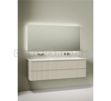 Комплект Тумба для комплекта Sancos Snob T 80, beige soft 2 шт + Мебельная раковина Ceramicanova Grace CN7023wx + Донный клапан для раковины Ceramicanova CN2000, 2 шт+ Смеситель с внутр. частью Sancos Etna, хром, SC9004CH 2 шт + Зеркало для ванной комнаты