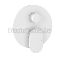 Встраиваемый смеситель для душа и ванны Ravak Spring SG 065.10WHM.O2 белый матовый