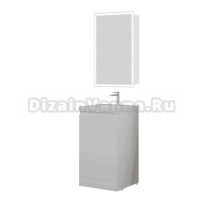 Мебель для ванной комнаты Style Line Батлер Люкс Plus 50 напольная, белый глянец, раковина белая