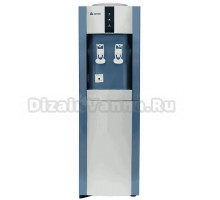 Кулер для воды напольный AQVIDO BSY- 16L/Е E S/BLUE с электронным охлаждением, серебристо-синий