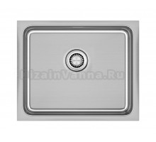 Мойка кухонная Paulmark Vista PM305444-BS брашированная нержавеющая сталь