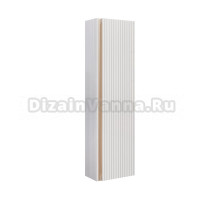 Шкаф-пенал для ванной Jorno Filoro 35 подвесной, белый