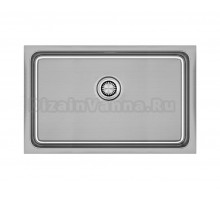 Мойка кухонная Paulmark Vista PM307444-BS брашированная нержавеющая сталь