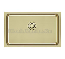 Мойка кухонная Paulmark Vista PM307444-LG светлое золото