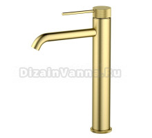 Смеситель для раковины Timo Saona 2411/17F золото матовое