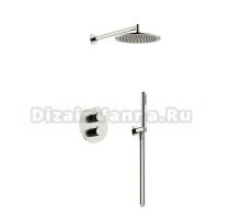 Душевой комплект с термостатом Sancos Etna, с внутренней частью, брашированный никель, PVD покрытие, SC9010BN