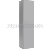 Шкаф-пенал для ванной Домино Graffo 40 универсальный матовый светло-серый