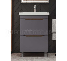 Тумба под раковину без столешницы Vigo Wave 60 дуб золотой