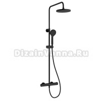 Душевая стойка VitrA Joy A4729836EXP с термостатом, матовая черная