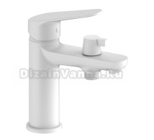 Смеситель на борт ванны ESKO Kazan White KZ53W матовый белый