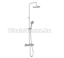 Душевая стойка VitrA Base Round A47303EXP с термостатом, хром