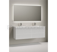 Комплект Тумба Sancos Snob R 70, bianco, 2 шт. + Раковина Ceramicanova Grace CN7022 + Донный Ceramicanova CN2000, 2 шт. + Смеситель Sancos Etna SC9001CH, 2 шт. + Зеркало Sancos Square 1400х800 SQ1400