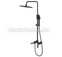 Душевая стойка AZARIO Conda AZ-K2411B черная матовая