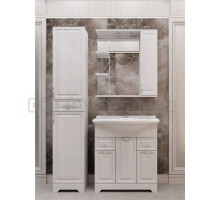 Мебель для ванной комнаты Stella Polar Кармела 75 Люкс белое серебро