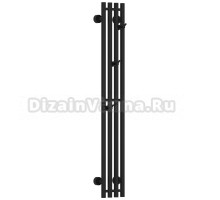 Полотенцесушитель водяной Сунержа Кантата Pro 31-0446-1215 120x20 см, матовый черный, I-образный