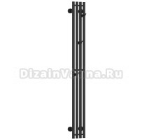 Полотенцесушитель водяной Сунержа Кантата Pro 15-0446-1515 150x20 см, темный титан муар, I-образный