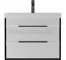 Тумба с раковиной Домино Forta 70 подвесная, белая