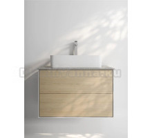 Тумба под раковину без столешницы KERAMA MARAZZI Plaza Modern 80 подвесная, дуб виченца