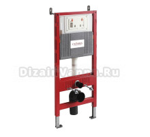 Инсталляция для унитаза Cezares Lux CZR-316-M крепление к полу и стене, с регулировкой по высоте, с шумоизоляцией