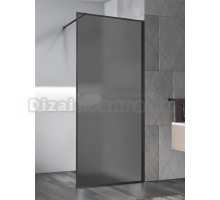 Душевая перегородка Vincea Walk-in HP Art VSW-1HP900GFB 90x200 см, профиль матовый черный, стекло матовое тонированное