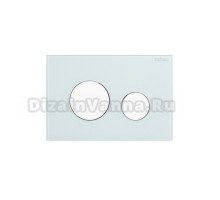 Кнопка смыва для унитаза Cezares Lux LUX-GB-BIO-C пластик, стекло