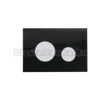 Кнопка смыва для унитаза Cezares Lux LUX-GN-01-C пластик, стекло