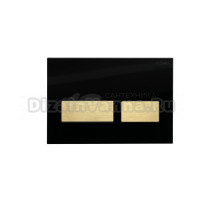 Кнопка смыва для унитаза Cezares Lux LUX-GN-2-BORO пластик, стекло